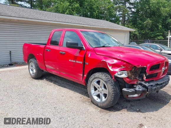 2012 Ram 1500 Express с VIN 1C6RD7FT1CS238087, выставлен на аукционе IAAI как лот 42423703 с пробегом 127 108 миль миль и . История ставок и продаж доступна на DreamBid. Изображение 1.
