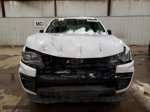 2022 Chevrolet Colorado 2WD Work Truck with VIN 1GCGSBEN8N1316515, listed as a Copart auction lot 75870244 with 31,751 mi miles and Salvage Title. Bid and sale history available at carsss.com. Image 5.