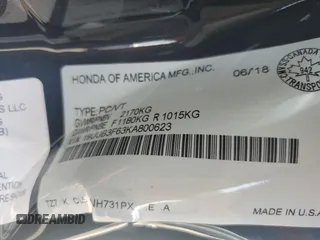 2019 Acura TLX w/A-Spec Pkg with VIN 19UUB3F63KA800623, listed as a Copart auction lot 67507234 with 114,263 mi miles and Non repairable. Bid and sale history available at DreamBid. Image 12.