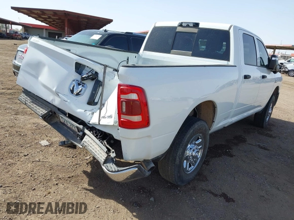 2024 Ram 2500 Tradesman with VIN 3C6UR5CLXRG222734, listed as a IAAI auction lot 41689397 with 4,685 mi miles and . Bid and sale history available at DreamBid. Image 4.