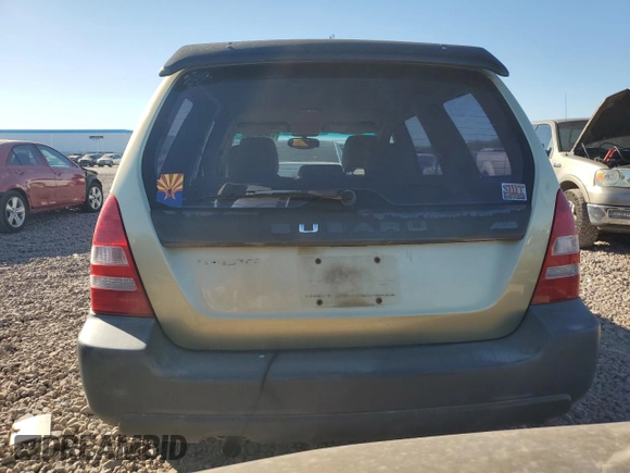 2003 Subaru Forester X with VIN JF1SG63633H709086, listed as a Copart auction lot 75526184 with 236,392 mi miles and Salvage Title. Bid and sale history available at carsss.com. Image 6.