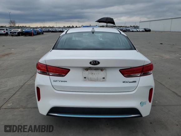 2017 Kia Optima EX z VIN KNAGV4LD2H5011454, wystawiony jako Copart lot #48022875 z przebiegiem 157 087 mil mil oraz Czysty tytuł • Clean title. Historia ofert i sprzedaży dostępna na DreamBid. Obrazek 6.