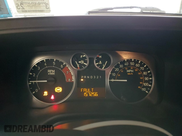2007 Hummer H3 SUV with VIN 5GTDN13E478117021, listed as a Copart auction lot 75797694 with 157,256 mi miles and Salvage Title. Bid and sale history available at carsss.com. Image 9.