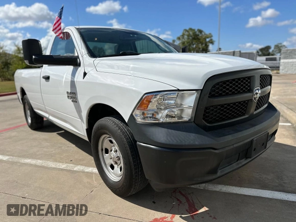 2020 Ram 1500 Tradesman with VIN 3C6JR6DG8LG263736, listed as a Copart auction lot 81547714 with 81,221 mi miles and Clean title. Bid and sale history available at DreamBid. Image 1.
