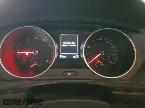 2018 Volkswagen Tiguan S z VIN 3VV0B7AXXJM010176, wystawiony jako Copart lot #51100185 z przebiegiem 84 032 mil mil oraz Szkoda całkowita • Salvage title. Historia ofert i sprzedaży dostępna na DreamBid. Obrazek 9.