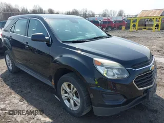 2016 Chevrolet Equinox LS with VIN 2GNFLEEK4G6163901, listed as a IAAI auction lot 42022069 with 117,375 mi miles. Bid and sale history available at carsss.com. Image 1.