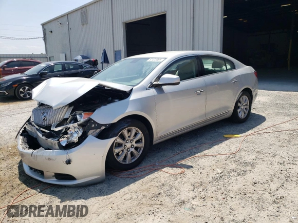 2010 Buick LaCrosse CX with VIN 1G4GB5EG5AF159585, listed as a Copart auction lot 57473395 with Not provided miles and Salvage title. Bid and sale history available at DreamBid. Image 1.