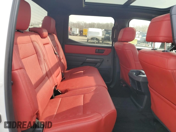 2024 Toyota Tundra TRD Pro Hybrid with VIN 5TFPC5DB7RX041471, listed as a Copart auction lot 48165595 with 23,317 mi miles and Clean title. Bid and sale history available at DreamBid. Image 10.