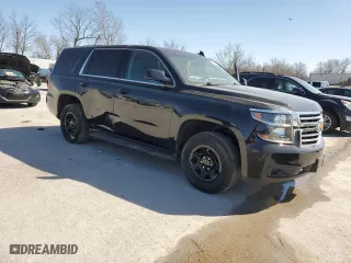 2020 Chevrolet Tahoe Commercial with VIN 1GNSKDEC5LR252282, listed as a Copart auction lot 48321235 with 97,338 mi miles and Salvage Title. Bid and sale history available at carsss.com. Image 4.