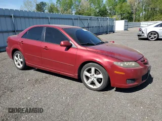 2007 Mazda 6 S Sport VE with VIN 1YVHP80D475M61404, listed as a Copart auction lot 54227555 with 163,390 mi miles and Salvage Title. Bid and sale history available at DreamBid. Image 4.