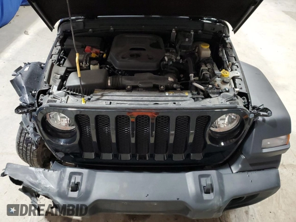 2023 Jeep Wrangler Sport S with VIN 1C4HJXDN6PW702300, listed as a Copart auction lot 48581595 with 41,857 mi miles and Clean Title. Bid and sale history available at DreamBid. Image 12.