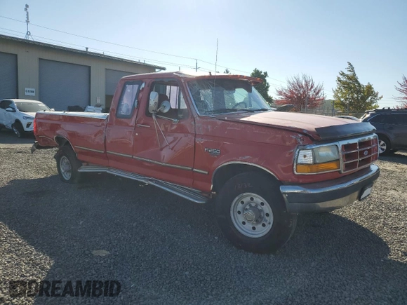 1994 Ford F-250 with VIN 1FTHX26F1RKB09056, listed as a Copart auction lot 73497694 with 0 mi miles and Salvage Title. Bid and sale history available at carsss.com. Image 4.