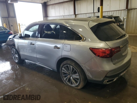 2017 Acura MDX Technology z VIN 5FRYD4H51HB022812, wystawiony jako Copart lot #53609645 z przebiegiem Nie podano mil oraz Szkoda całkowita • Salvage title. Historia ofert i sprzedaży dostępna na DreamBid. Obrazek 2.