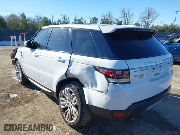 2017 Land Rover Range Rover Sport HSE with VIN SALWR2FV2HA675989, listed as a IAAI auction lot 41321839 with 95,298 mi miles and . Bid and sale history available at DreamBid. Image 6.