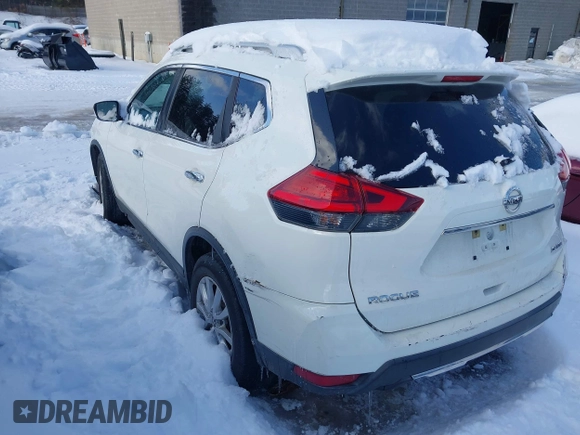 2017 Nissan Rogue S with VIN KNMAT2MV9HP530645, listed as a IAAI auction lot 41544319 with 82,755 mi miles. Bid and sale history available at carsss.com. Image 3.