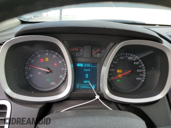 2017 Chevrolet Equinox Premier with VIN 2GNALDEK5H1509506, listed as a Copart auction lot 49555335 with 108,509 mi miles and Salvage Title. Bid and sale history available at carsss.com. Image 9.