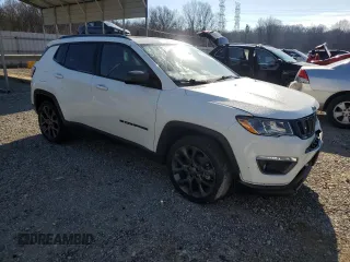 2021 Jeep Compass 80th Anniversary with VIN 3C4NJCEB7MT597400, listed as a Copart auction lot 41338215 with 78,247 mi miles and Salvage Title. Bid and sale history available at carsss.com. Image 4.