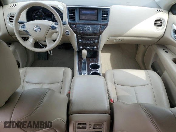2013 Nissan Pathfinder Platinum with VIN 5N1AR2MM9DC625435, listed as a Copart auction lot 59798145 with 131,209 mi miles and Salvage title. Bid and sale history available at DreamBid. Image 8.