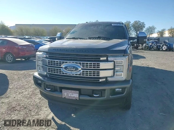 2017 Ford F-350 Platinum with VIN 1FT8W3BT2HEF16434, listed as a Copart auction lot 47240165 with 99,219 mi miles and Salvage Title. Bid and sale history available at DreamBid. Image 11.