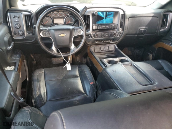 2015 Chevrolet Silverado 3500HD LTZ with VIN 1GC4K0E83FF587522, listed as a Copart auction lot 84627984 with 133,935 mi miles and Salvage Title. Bid and sale history available at carsss.com. Image 8.
