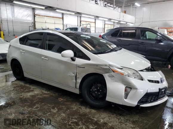 2014 Toyota Prius Four with VIN JTDKN3DU5E1749709, listed as a Copart auction lot 44816795 with 122,679 mi miles and Salvage Title. Bid and sale history available at DreamBid. Image 4.