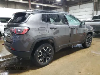 2020 Jeep Compass Trailhawk with VIN 3C4NJDDB3LT112028, listed as a Copart auction lot 45790115 with 86,703 mi miles and Salvage Title. Bid and sale history available at carsss.com. Image 3.