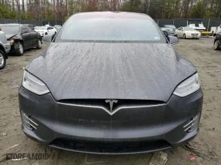 2016 Tesla Model X 70D with VIN 5YJXCAE29GF004484, listed as a Copart auction lot 43853313 with 51984 miles. Bid and sale history available at carsss.com. Image 5.
