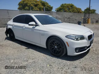 2016 BMW 5 Series 528i with VIN WBA5A5C5XGD526403, listed as a Copart auction lot 60992835 with 106,004 mi miles and Salvage title. Bid and sale history available at DreamBid. Image 4.