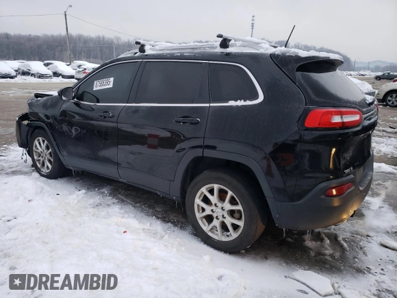 2018 Jeep Cherokee Latitude Plus with VIN 1C4PJLLB4JD503969, listed as a Copart auction lot 87588395 with 92,579 mi miles and Salvage Title. Bid and sale history available at carsss.com. Image 2.
