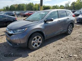 2018 Honda CR-V EX-L z VIN 7FARW2H85JE039377, wystawiony jako Copart lot #67978394 z przebiegiem Nie podano mil oraz Szkoda całkowita • Salvage title. Historia ofert i sprzedaży dostępna na DreamBid. Obrazek 1.
