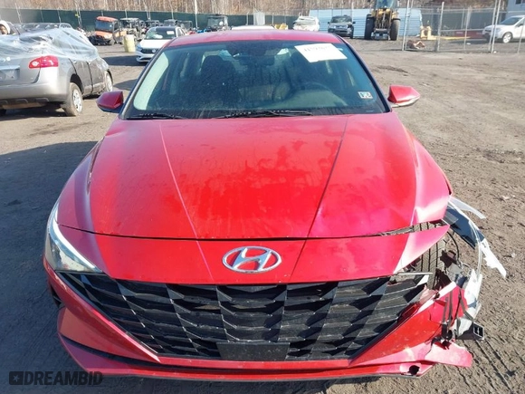 2022 Hyundai Elantra SEL with VIN 5NPLS4AG1NH072068, listed as a IAAI auction lot 41793037 with 53,985 mi miles. Bid and sale history available at carsss.com. Image 12.