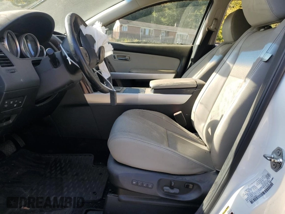 2014 Mazda CX-9 Grand Touring with VIN JM3TB2DVXE0428620, listed as a Copart auction lot 76683064 with 0 mi miles and Salvage Title. Bid and sale history available at carsss.com. Image 7.