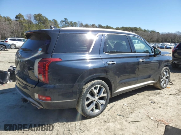 2021 Hyundai Palisade Limited z VIN KM8R5DHE4MU250772, wystawiony jako Copart lot #47363815 z przebiegiem 57 017 mil mil oraz Szkoda całkowita • Salvage title. Historia ofert i sprzedaży dostępna na DreamBid. Obrazek 3.