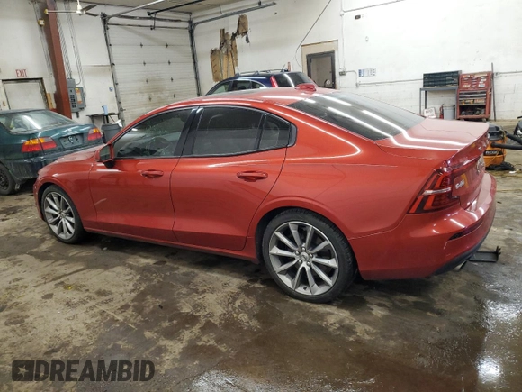 2019 Volvo S60 Momentum with VIN 7JRA22TK7KG002217, listed as a Copart auction lot 44789375 with 89,015 mi miles and Salvage Title. Bid and sale history available at carsss.com. Image 2.