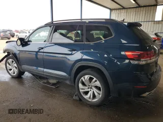 2021 Volkswagen Atlas SE with VIN 1V2HR2CA6MC574517, listed as a Copart auction lot 55796975 with 82,468 mi miles and Clean title. Bid and sale history available at DreamBid. Image 2.