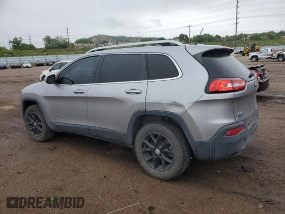 2018 Jeep Cherokee Latitude with VIN 1C4PJMCB8JD523356, listed as a Copart auction lot 58819505 with 107,182 mi miles and Salvage title. Bid and sale history available at DreamBid. Image 2.
