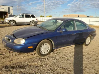 1996 Mercury Sable GS with VIN 1MELM50U3TA659219, listed as a Copart auction lot 74373944 with 156,398 mi miles and Salvage Title. Bid and sale history available at carsss.com. Image 1.