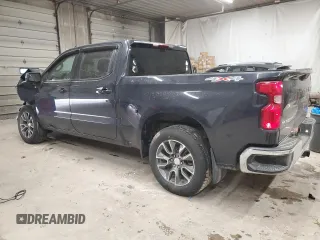 2024 Chevrolet Silverado 1500 LT with VIN 1GCPDKEK0RZ125582, listed as a Copart auction lot 46154625 with 19,869 mi miles and Salvage Title. Bid and sale history available at carsss.com. Image 2.