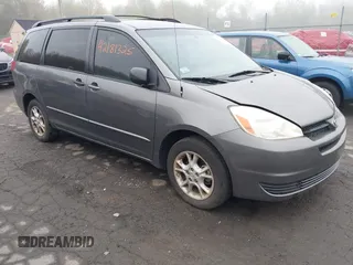 2005 Toyota Sienna LE with VIN 5TDBA23C65S045696, listed as a IAAI auction lot 42181325 with 279,479 mi miles and . Bid and sale history available at DreamBid. Image 1.
