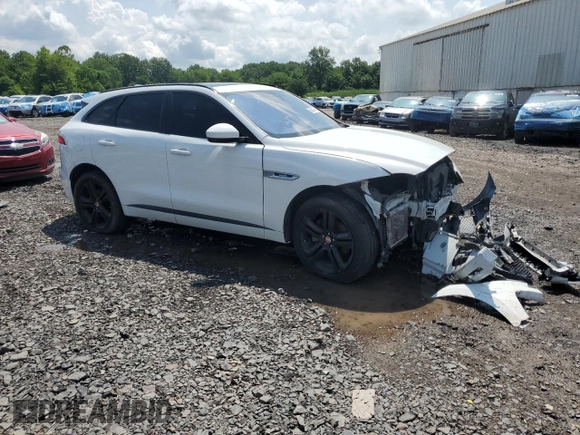 2019 Jaguar F-Pace 30t R-Sport with VIN SADCL2GX6KA396147, listed as a Copart auction lot 63683465 with 127,613 mi miles and Salvage title. Bid and sale history available at DreamBid. Image 4.