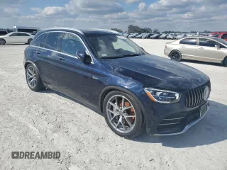 2020 Mercedes-Benz GLC with VIN W1N0G6EB0LF801501, listed as a Copart auction lot 44232655 with 382 mi miles and Salvage Title. Bid and sale history available at carsss.com. Image 4.