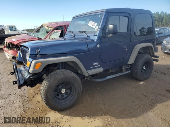 2005 Jeep Wrangler SE with VIN 1J4FA29S55P385703, listed as a Copart auction lot 81471004 with 131,065 mi miles and Salvage Title. Bid and sale history available at carsss.com. Image 1.