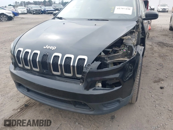 2016 Jeep Cherokee Altitude with VIN 1C4PJMAS8GW220688, listed as a IAAI auction lot 41797430 with 218,631 mi miles and . Bid and sale history available at DreamBid. Image 18.