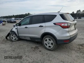 2018 Ford Escape S with VIN 1FMCU0F73JUB53435, listed as a Copart auction lot 46977155 with 105,488 mi miles and Salvage Title. Bid and sale history available at carsss.com. Image 2.