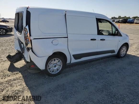 2014 Ford Transit Connect XLT with VIN NM0LE7F71E1140133, listed as a Copart auction lot 58371725 with 55,121 mi miles and Salvage title. Bid and sale history available at DreamBid. Image 3.
