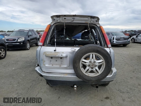 2001 Honda CR-V SE with VIN JHLRD18751C033260, listed as a Copart auction lot 76145264 with 246,276 mi miles and Salvage Title. Bid and sale history available at carsss.com. Image 6.
