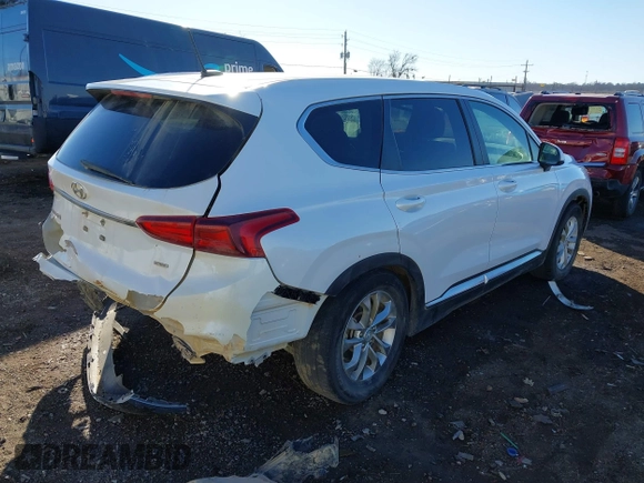 2019 Hyundai Santa Fe SE with VIN 5NMS2CAD2KH020288, listed as a IAAI auction lot 41398304 with 136,693 mi miles and . Bid and sale history available at DreamBid. Image 4.
