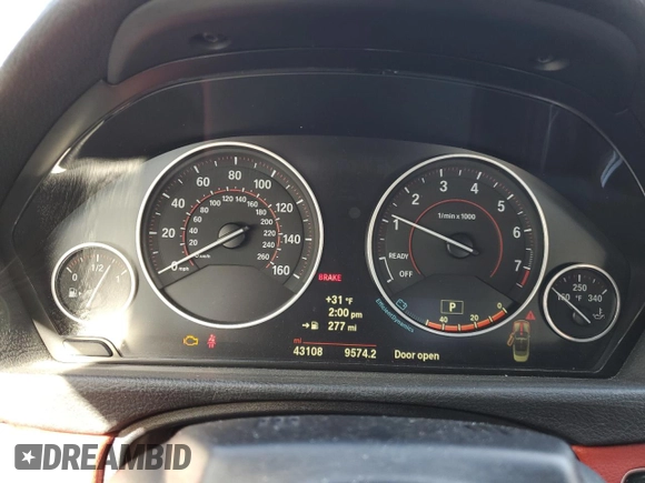 2014 BMW 4 Series 435i z VIN WBA3T3C58EP736838, wystawiony jako Copart lot #46022945 z przebiegiem 43 108 mil mil oraz Nie do naprawy. Historia ofert i sprzedaży dostępna na DreamBid. Obrazek 9.
