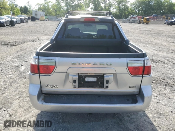 2003 Subaru Baja z VIN 4S4BT61C937108961, wystawiony jako Copart lot #57433465 z przebiegiem 242 989 mil mil oraz Czysty tytuł • Clean title. Historia ofert i sprzedaży dostępna na DreamBid. Obrazek 6.