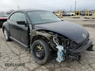 2017 Volkswagen Beetle 1.8T Fleet with VIN 3VWF17AT8HM621534, listed as a Copart auction lot 49889215 with 87,960 mi miles and Salvage Title. Bid and sale history available at carsss.com. Image 4.